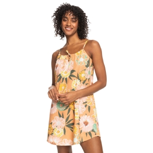 Vestido Roxy Golden Sunray Again Y451a0065 Toasted Nut Bloom Bo