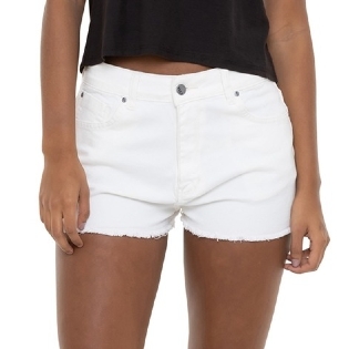 Short Roxy Jeans Authentic Summer Y501a0007 Branco