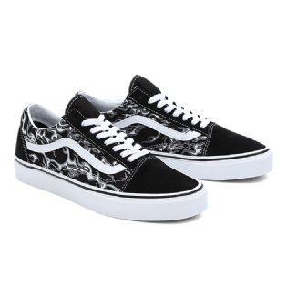 Tênis Vans Old Skool (collection) Flames Blk/wht