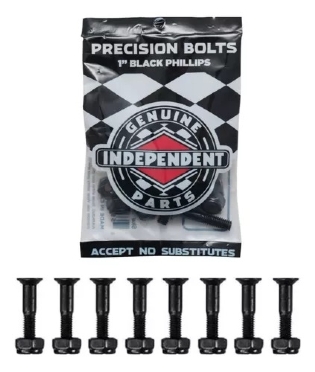 Aces.independent Kit Parafuso De Base 1'' Black