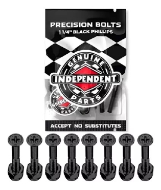 Aces.independent Kit Parafuso De Base 11/4'' Black