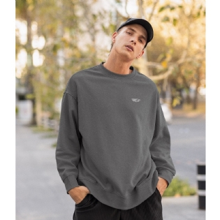 Moletom Ia Careca Box Fit Chumbo / Ia 164