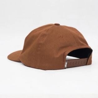 Boné High 6 Panel Gas Sx128 Brown