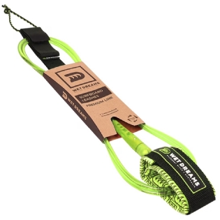 Leash Wet Dreams Force Two Premium 8' X 7mm Verde Fluor