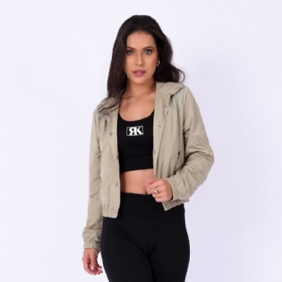 Jaqueta Riu Kiu Techno Corta Vento 11113 Verde Oliva