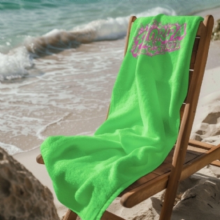 Toalha Ia 23 Floripa Hibisco Verde