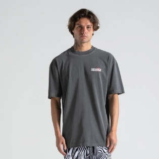 Camiseta Volcom Esp Brain Storm Vlts030211 Preto