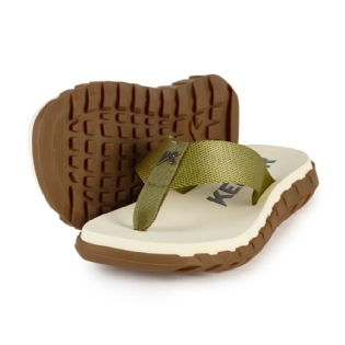 Chinelo Kenner Megah Crepe/baunilha/caqui