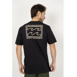Camiseta Billabong Crayon Wave Ii B471a1027 Preto