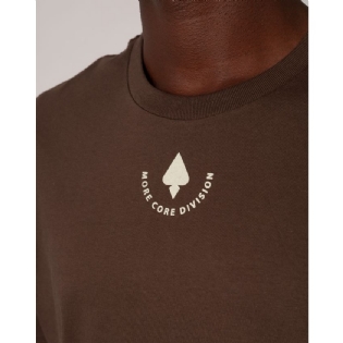 Camiseta Mcd Regular Mcd Quebrado 12622809 Marrom Ruina