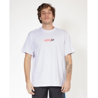 Camiseta Rip Curl Script Signature Gm 0502mte White