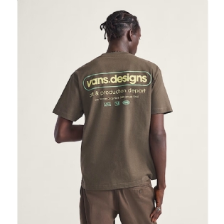 Camiseta Vans Art Production V4703102830001 Coal Brown