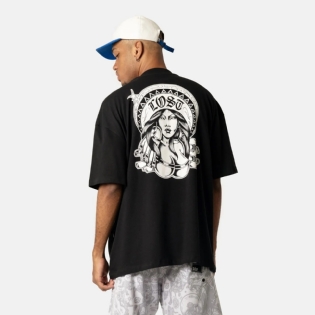 Camiseta Lost Skull 22622611 Preto