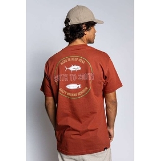 Camiseta South To South Fish Board 19517 Terracota
