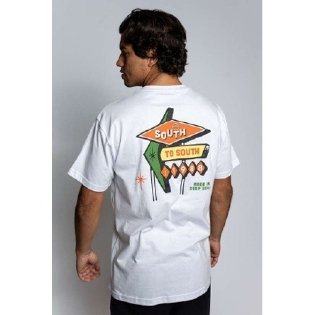 Camiseta South To South Drive Thru 19506 Branco